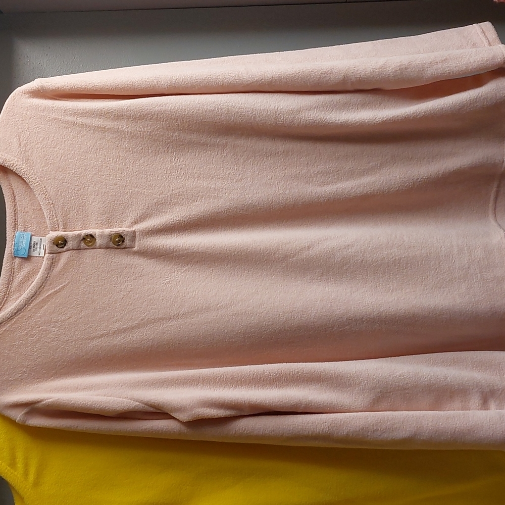Feather Fleece Hensley Top Sz Lg - Picture 3 of 12